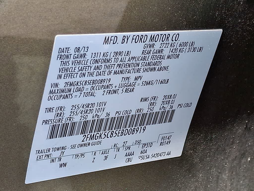 Used 2014 Ford Flex SEL w/ Equipment Group 202A FWD image 27