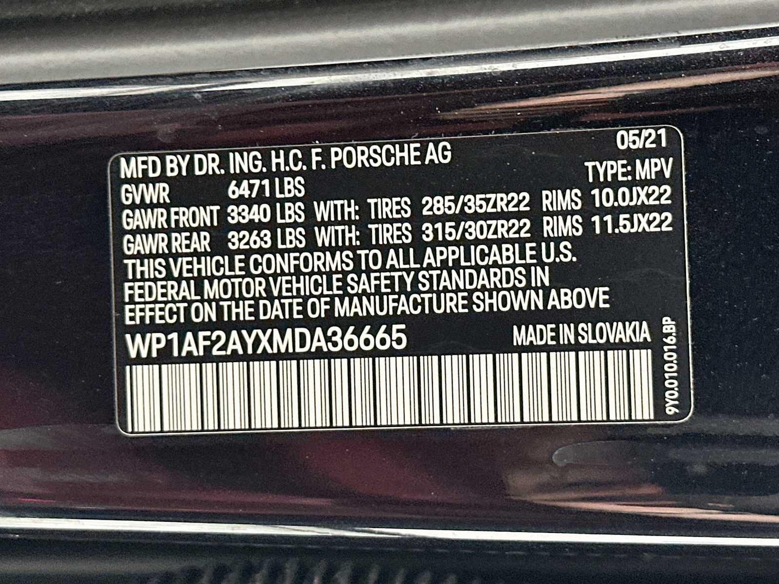 Certified 2021 Porsche Cayenne Turbo AWD/4WD image 34