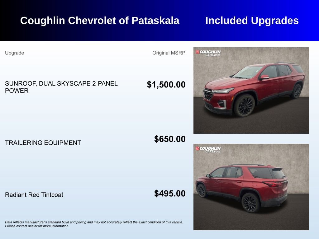 Used 2023 Chevrolet Traverse RS image 3