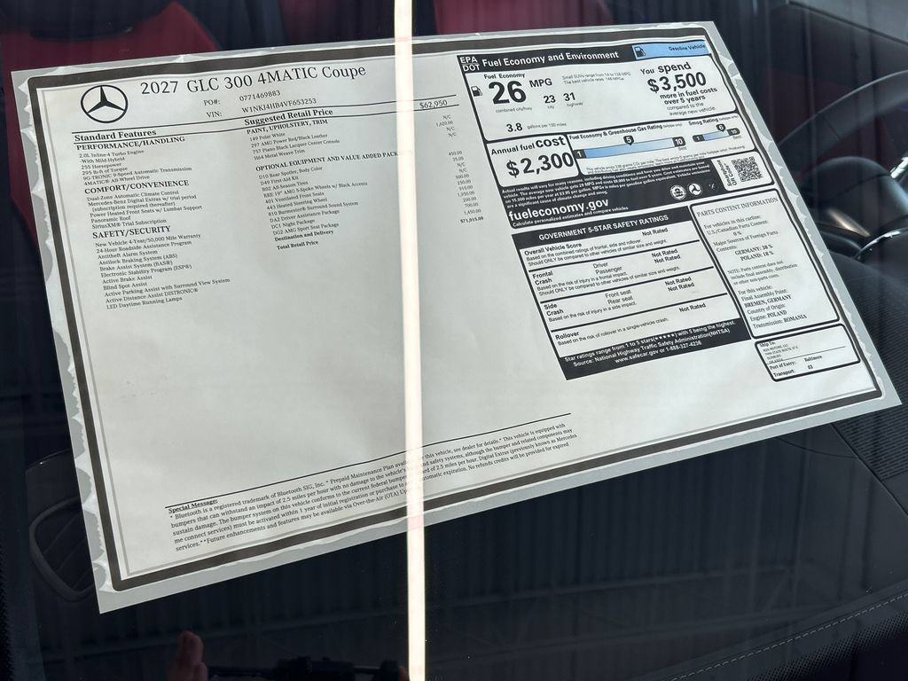New 2027 Mercedes-Benz GLC 300 4MATIC image 36