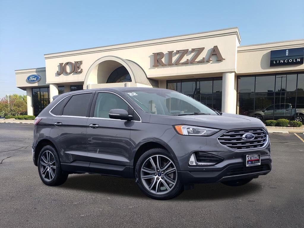 Used 2021 Ford Edge Titanium w/ Class II Trailer Tow Package AWD/4WD image 1