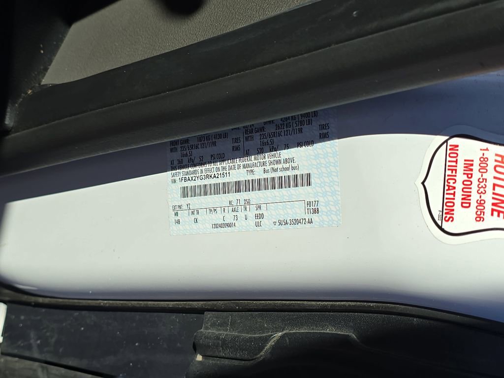 Used 2024 Ford Transit 350 XLT image 38