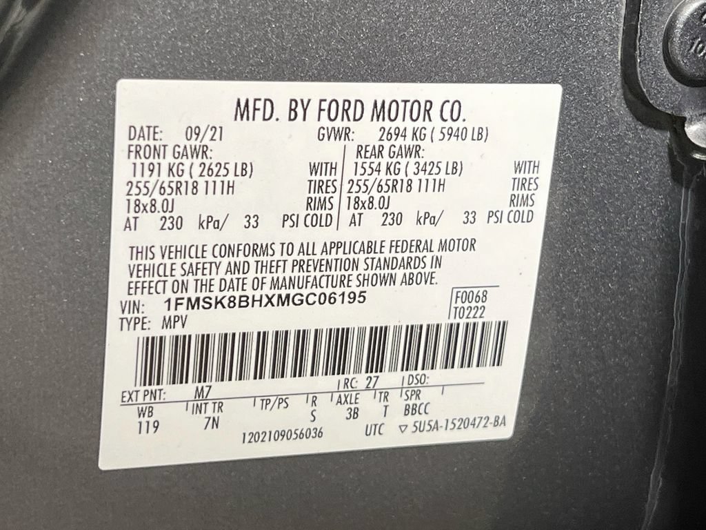Certified 2021 Ford Explorer 4WD image 32