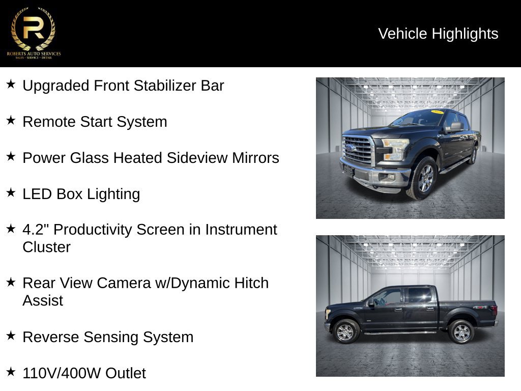 Used 2015 Ford F150 XLT w/ Equipment Group 302A Luxury AWD/4WD image 19