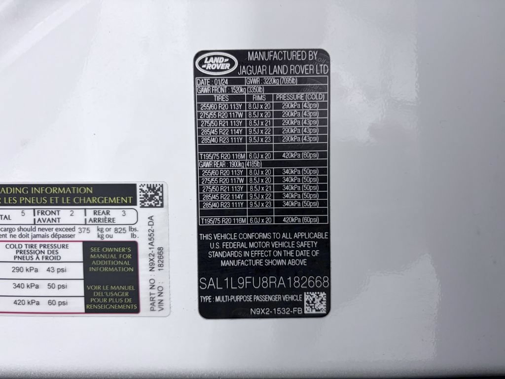 Used 2024 Land Rover Range Rover Sport Dynamic SE AWD/4WD image 24