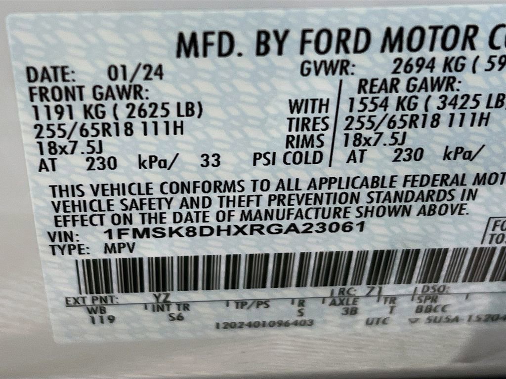 Used 2024 Ford Explorer XLT w/ Equipment Group 202A image 25