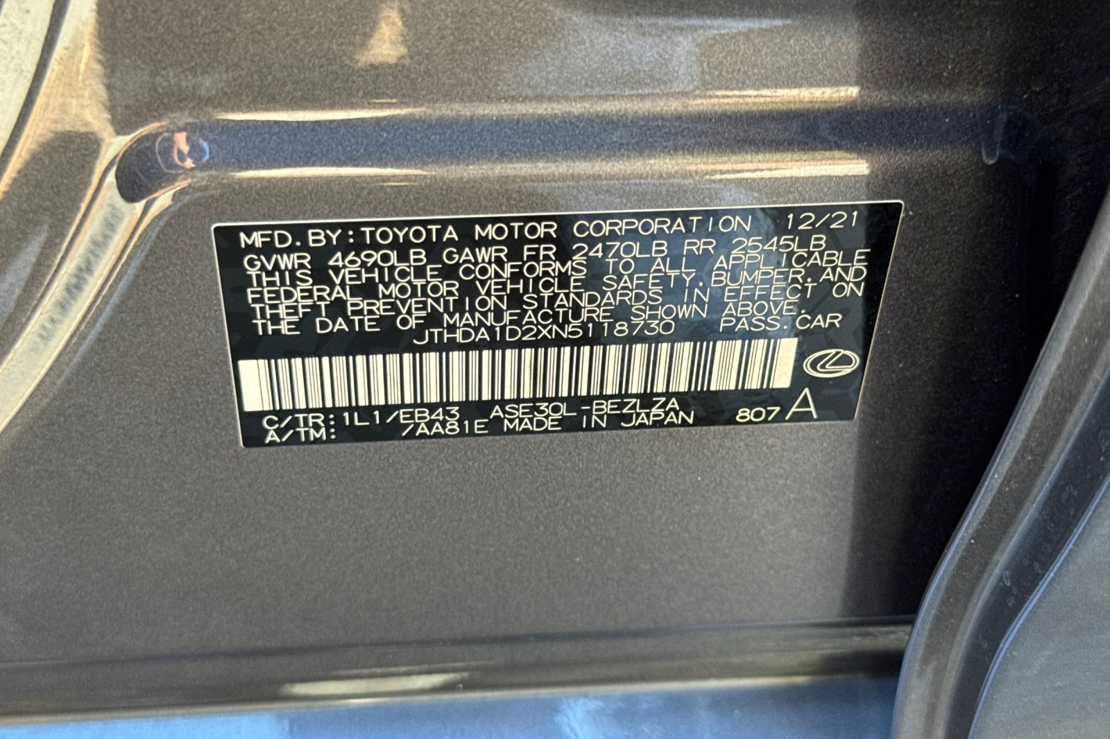Certified 2022 Lexus IS 300 w/ Premium Package RWD image 40