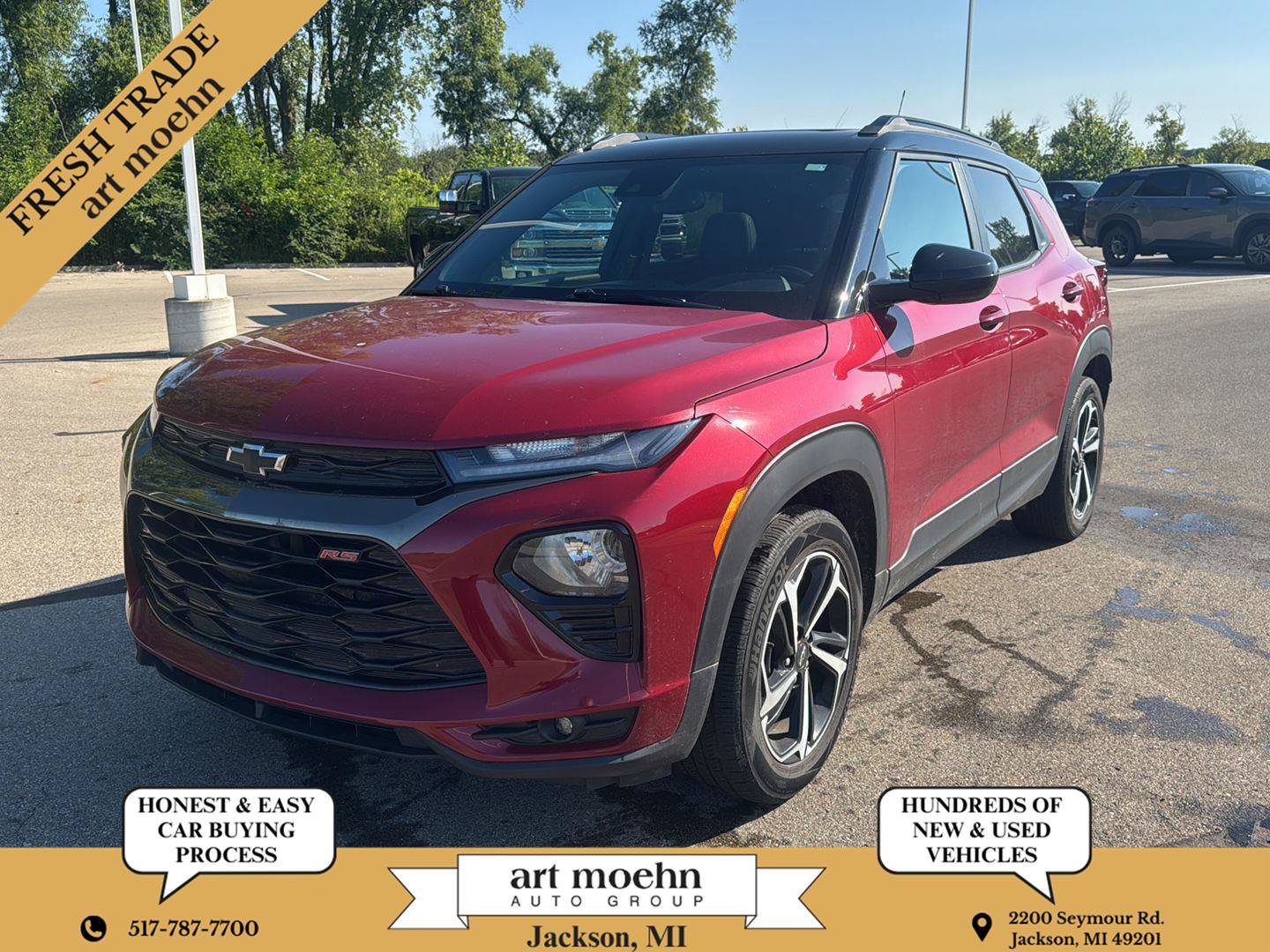 Used 2021 Chevrolet TrailBlazer RS w/ Sun and Liftgate Package