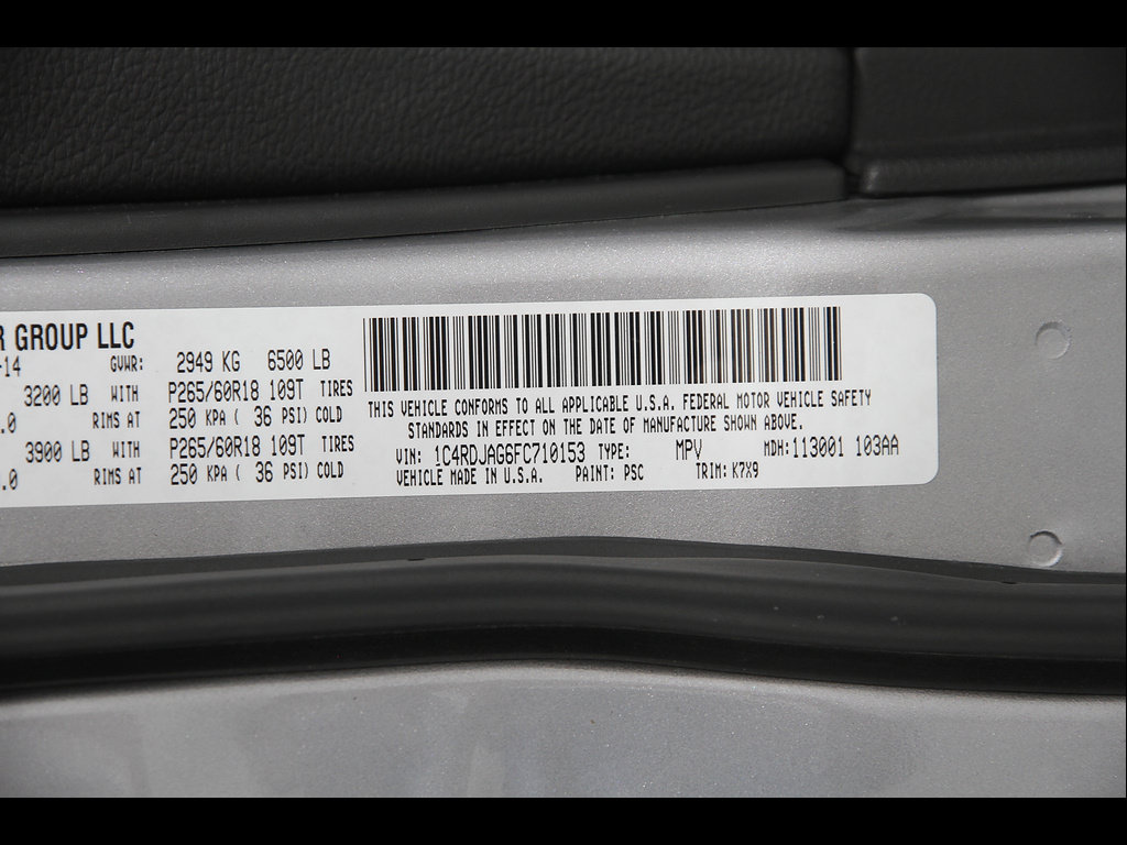 Used 2015 Dodge Durango SXT w/ Quick Order Package 23B AWD/4WD image 23