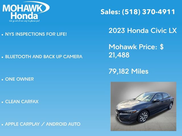 Used 2023 Honda Civic LX image 3