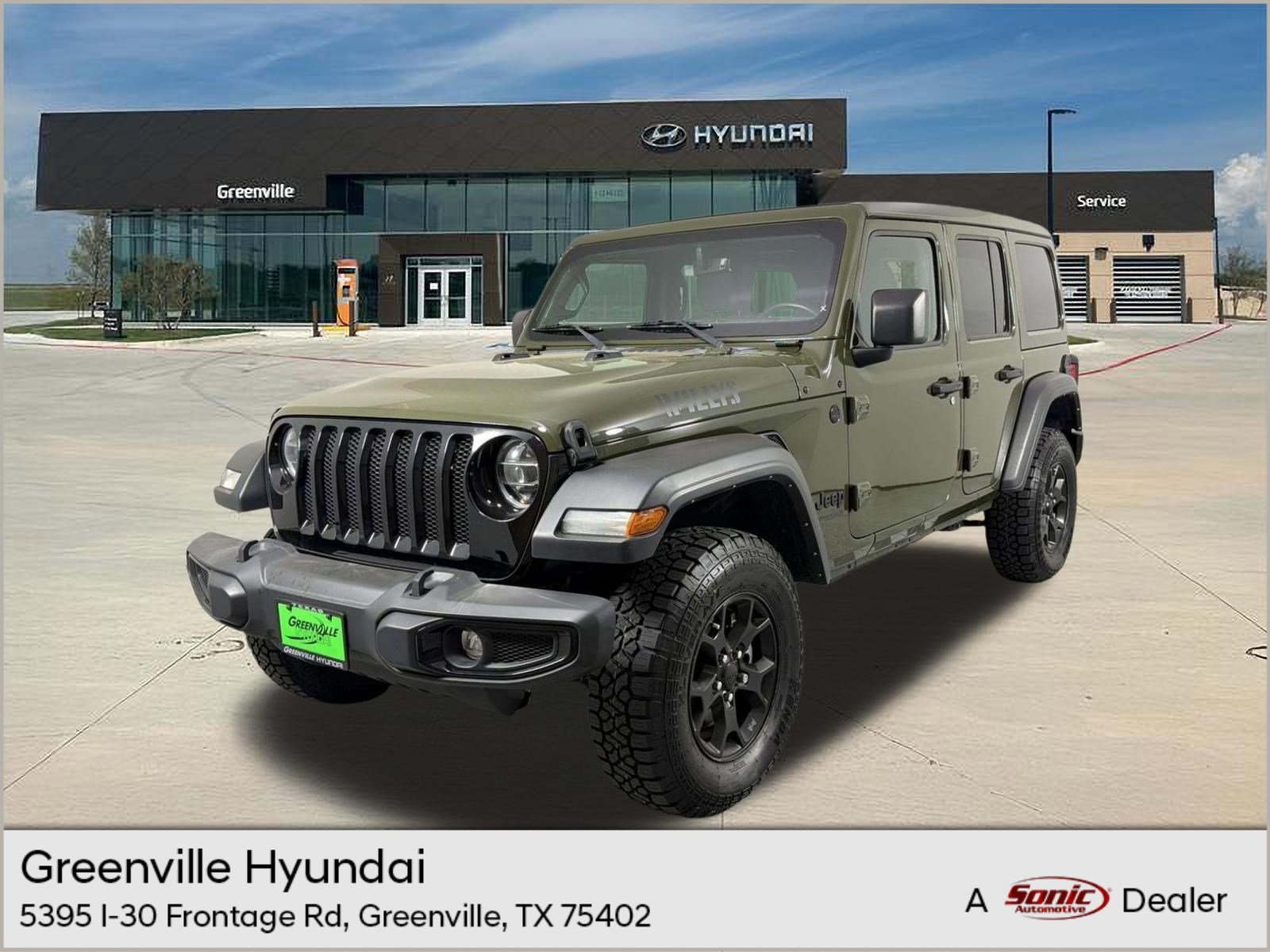 Used 2022 Jeep Wrangler Unlimited Willys image 1