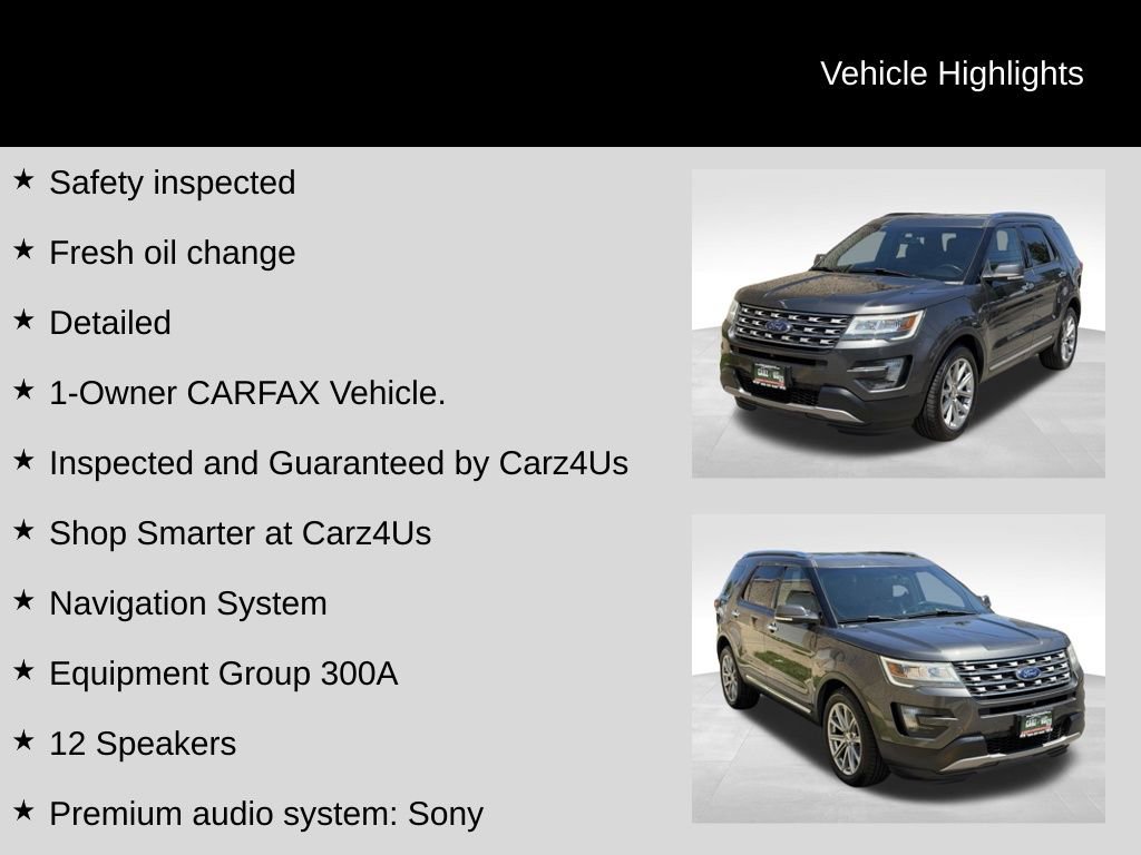 Used 2016 Ford Explorer Limited AWD/4WD image 15