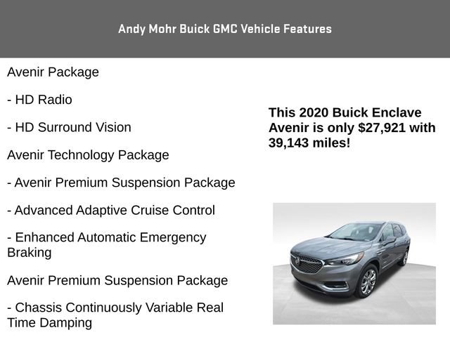 Used 2020 Buick Enclave Avenir w/ Avenir Technology Package image 13