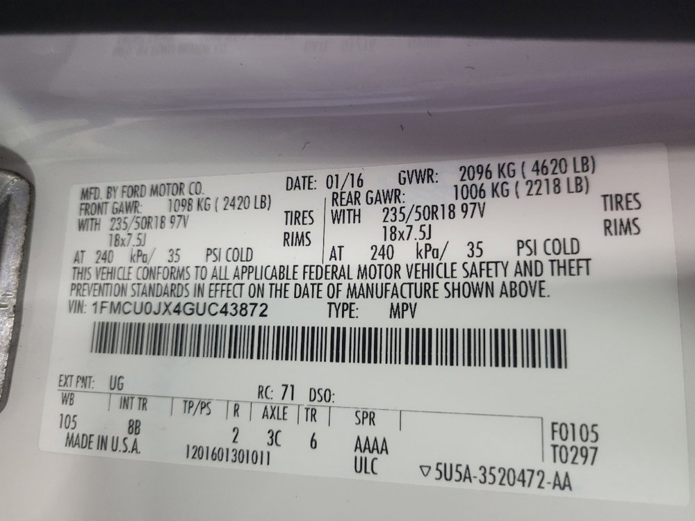 Used 2016 Ford Escape Titanium FWD image 33