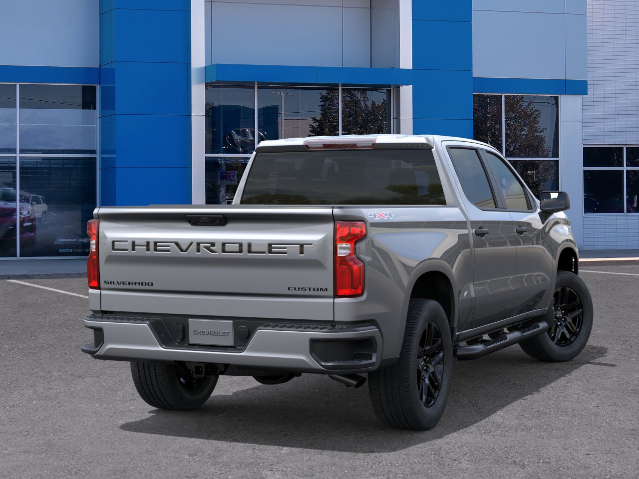 New 2026 Chevrolet Silverado 1500 Custom w/ LPO, Dark Essentials Package AWD/4WD image 4