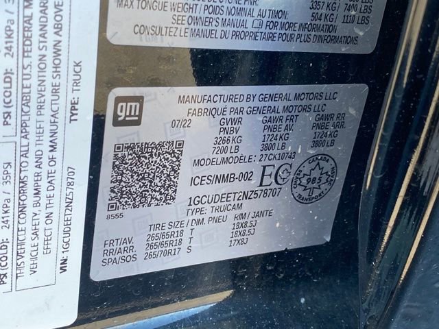 Certified 2022 Chevrolet Silverado 1500 RST w/ Z71 Off-Road Package image 24