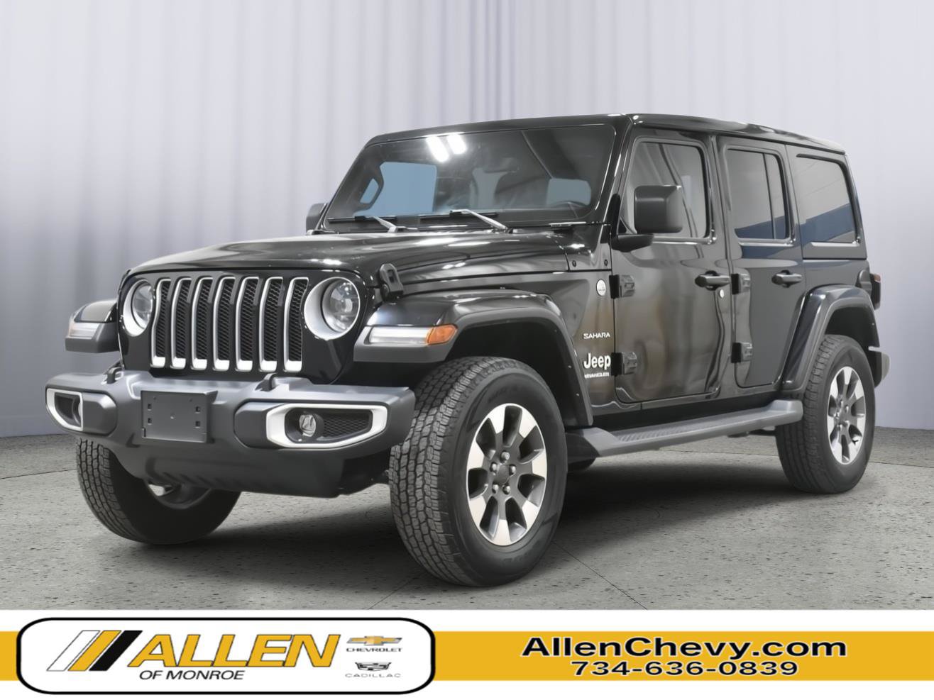 Used 2023 Jeep Wrangler Unlimited Sahara w/ LED Lighting Group AWD/4WD image 1