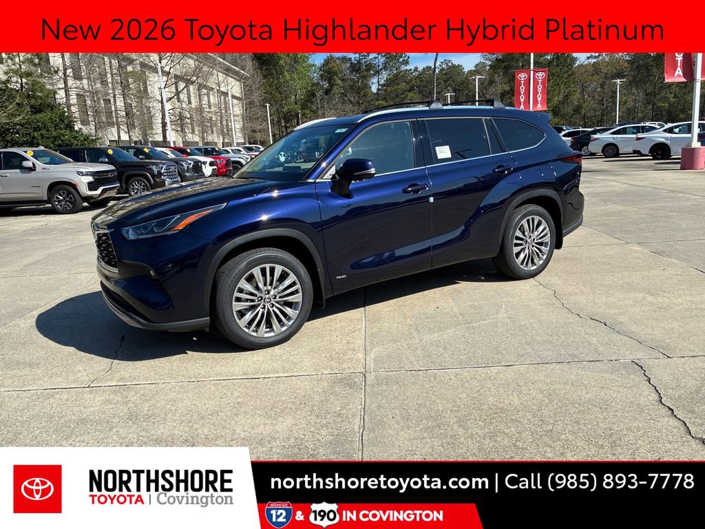 New 2026 Toyota Highlander Platinum
