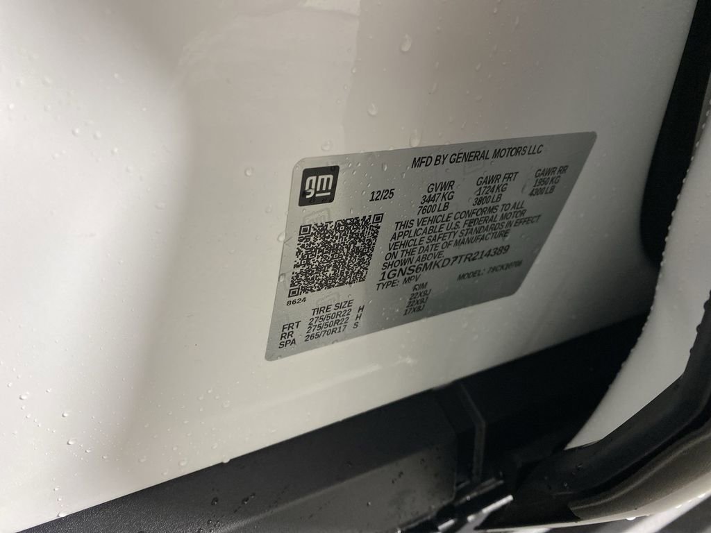 New 2026 Chevrolet Tahoe LS w/ LPO, Dark Essentials Package image 33