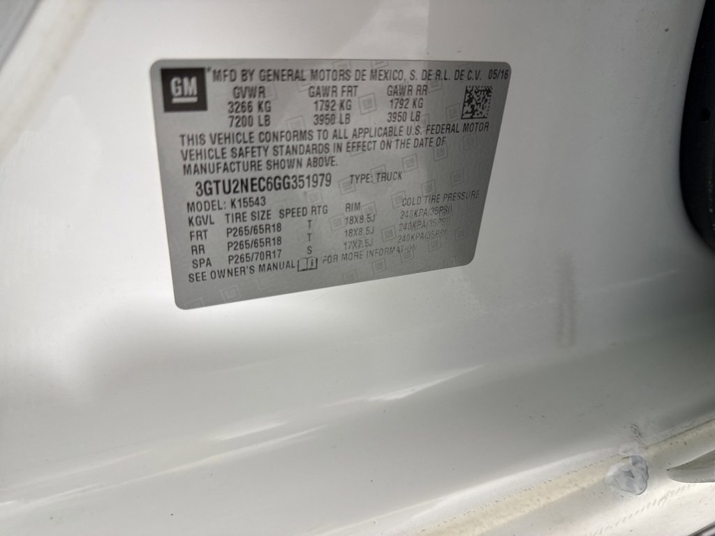 Used 2016 GMC Sierra 1500 SLT w/ SLT Preferred Package image 11