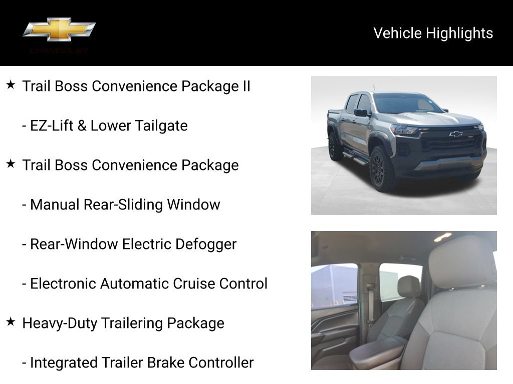 Used 2023 Chevrolet Colorado Trail Boss w/ Advanced Trailering Package AWD/4WD image 21