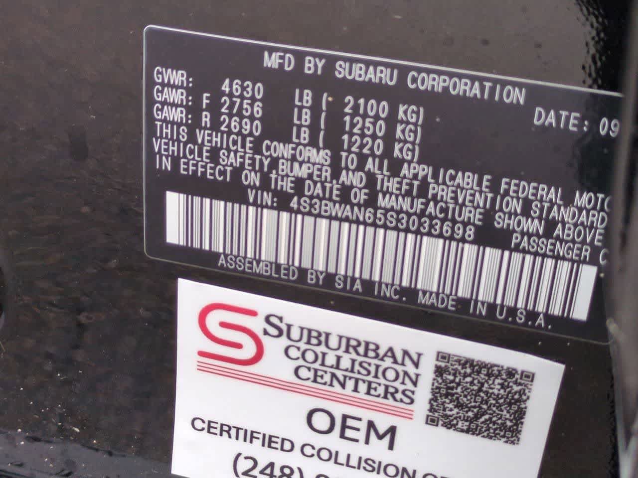Certified 2025 Subaru Legacy Limited AWD/4WD image 36