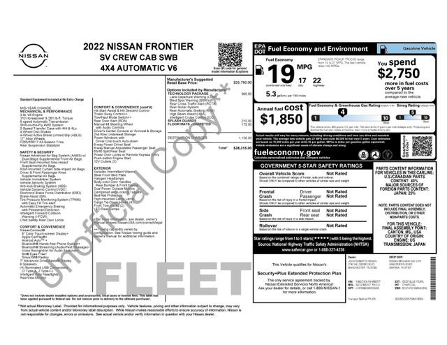 Used 2022 Nissan Frontier SV w/ Technology Package image 31