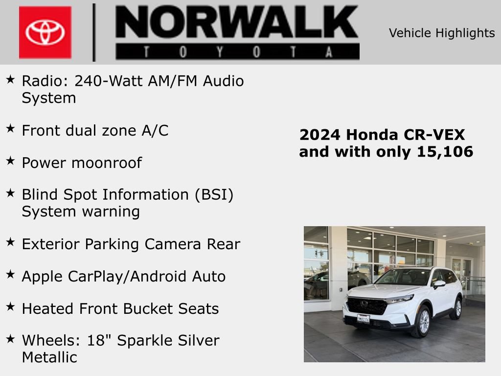 Used 2024 Honda CR-V EX image 10