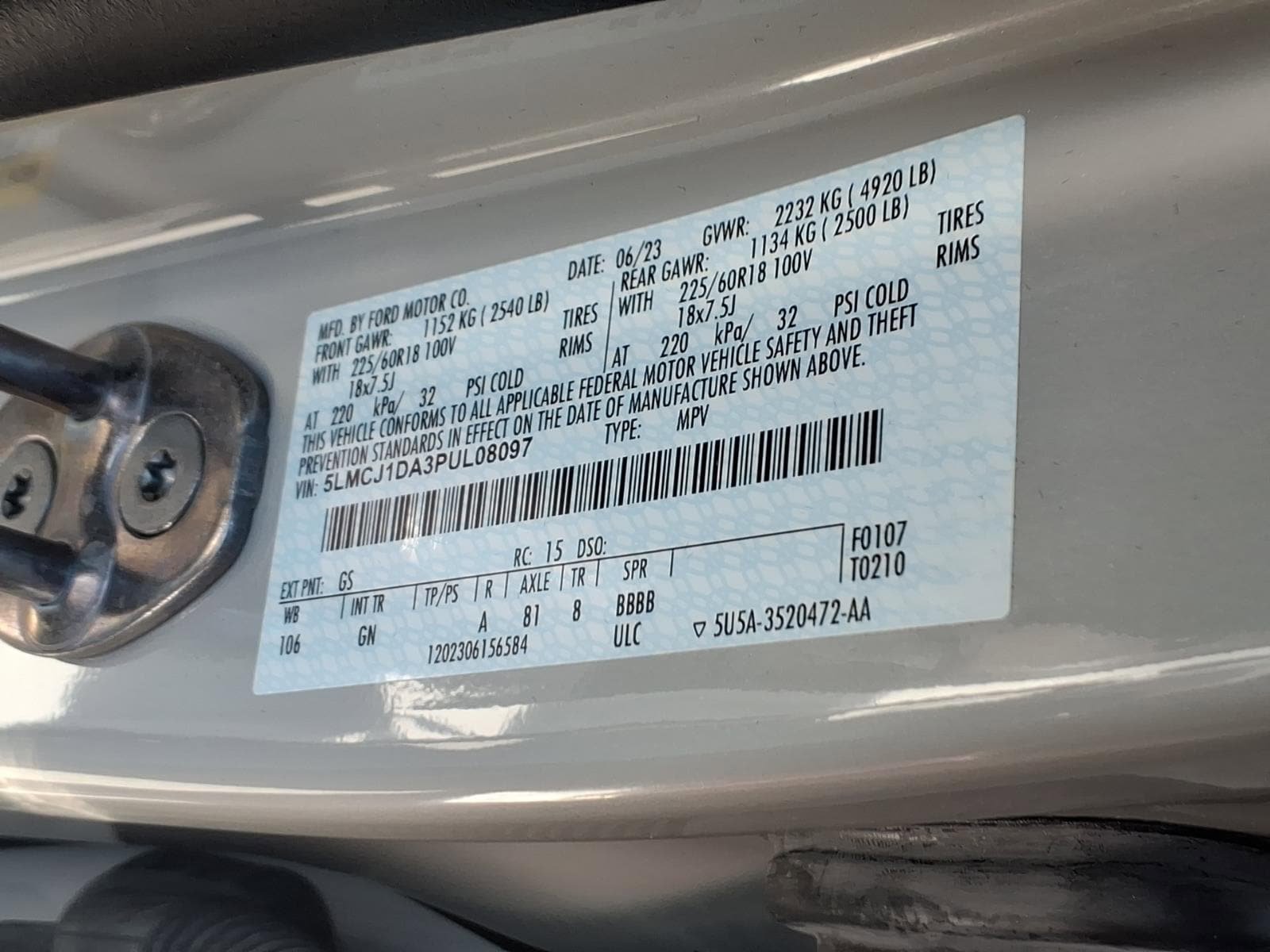 Certified 2023 Lincoln Corsair AWD w/ Equipment Group 101A image 31