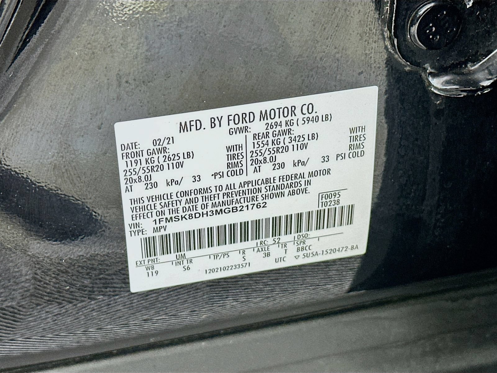 Used 2021 Ford Explorer XLT w/ Equipment Group 202A AWD/4WD image 36