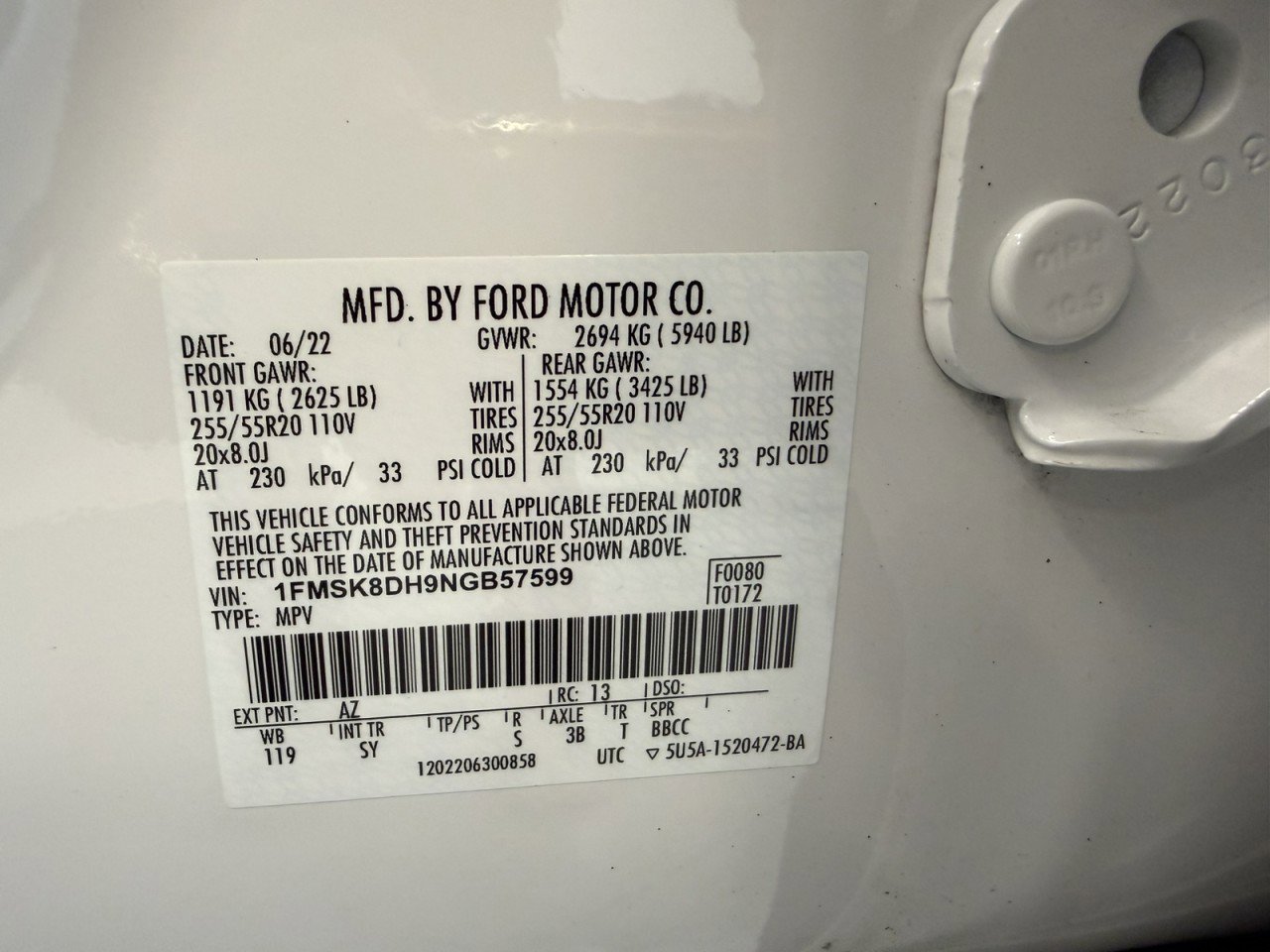 Used 2022 Ford Explorer XLT w/ Equipment Group 202A AWD/4WD image 52