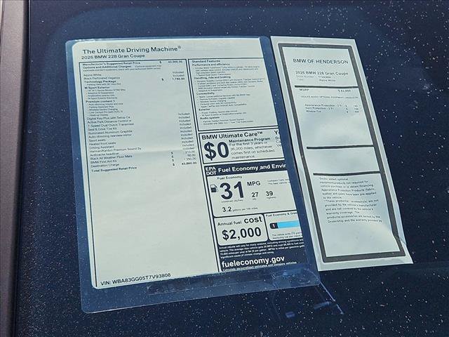 New 2026 BMW 228i w/ Technology Package FWD image 18