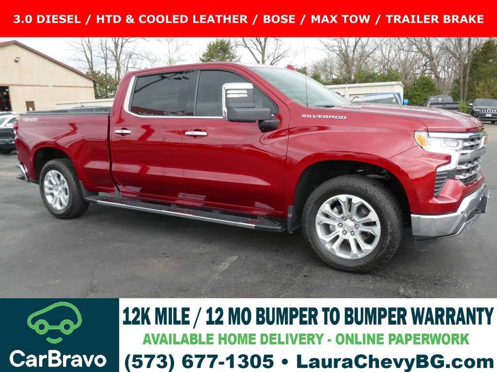 Certified 2025 Chevrolet Silverado 1500 LTZ w/ Max Trailering Package