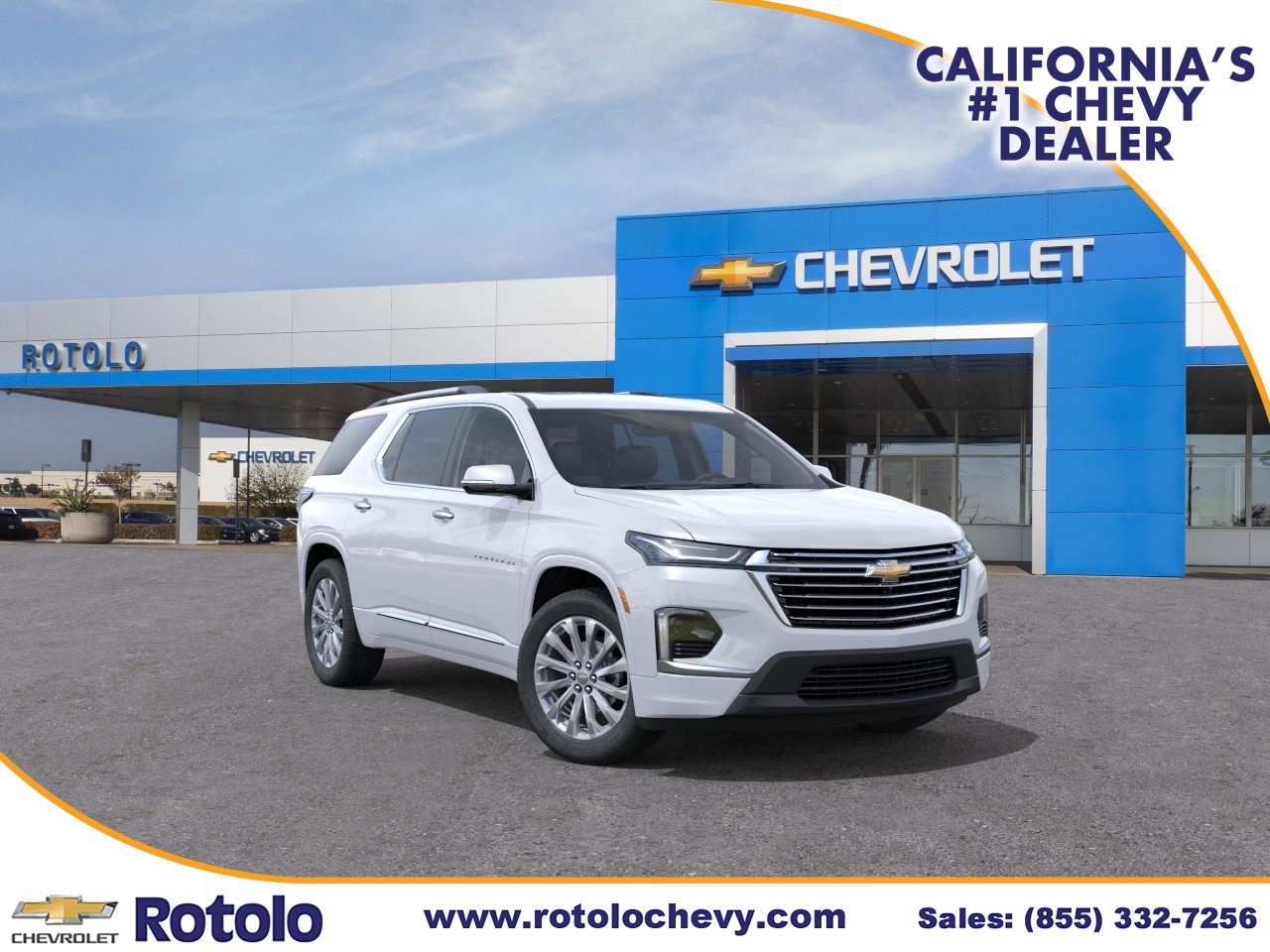 New 2023 Chevrolet Traverse Premier w/ LPO, Floor Liner Package image 1