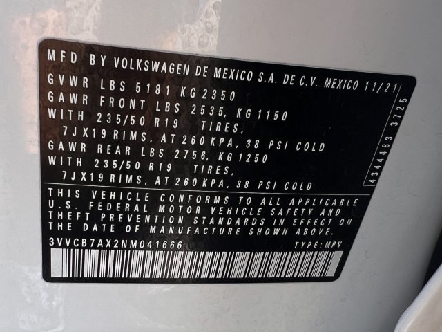 Used 2022 Volkswagen Tiguan SE R-Line FWD image 34