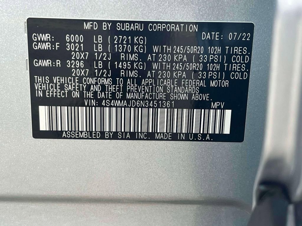 Used 2022 Subaru Ascent Onyx Edition image 16