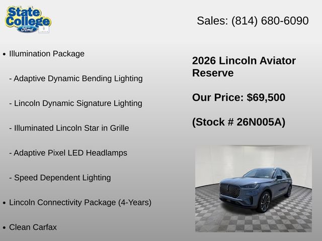 Used 2026 Lincoln Aviator Reserve AWD/4WD image 18