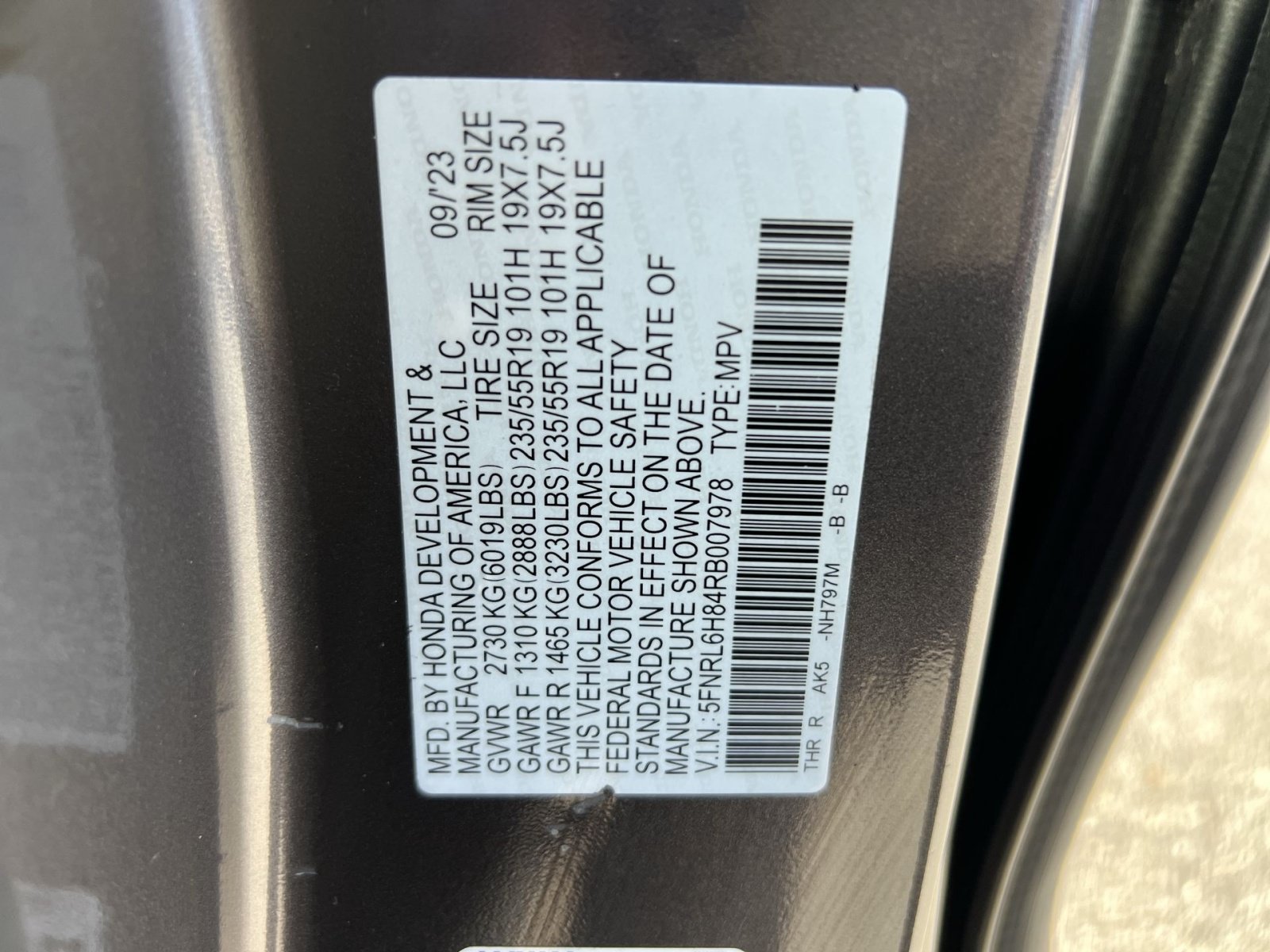 Used 2024 Honda Odyssey Touring image 30