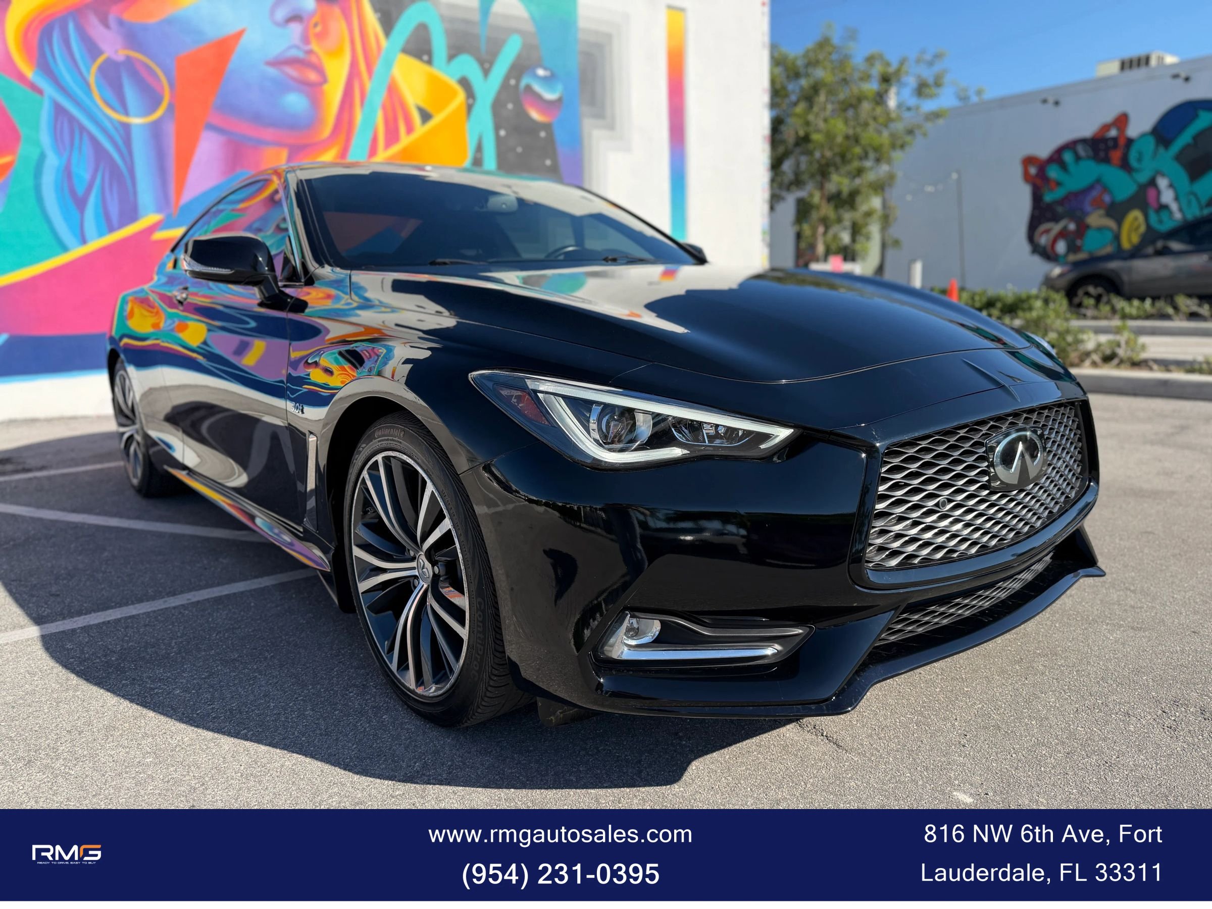 Used 2019 INFINITI Q60 3.0t Luxe w/ Essential Package AWD/4WD image 3