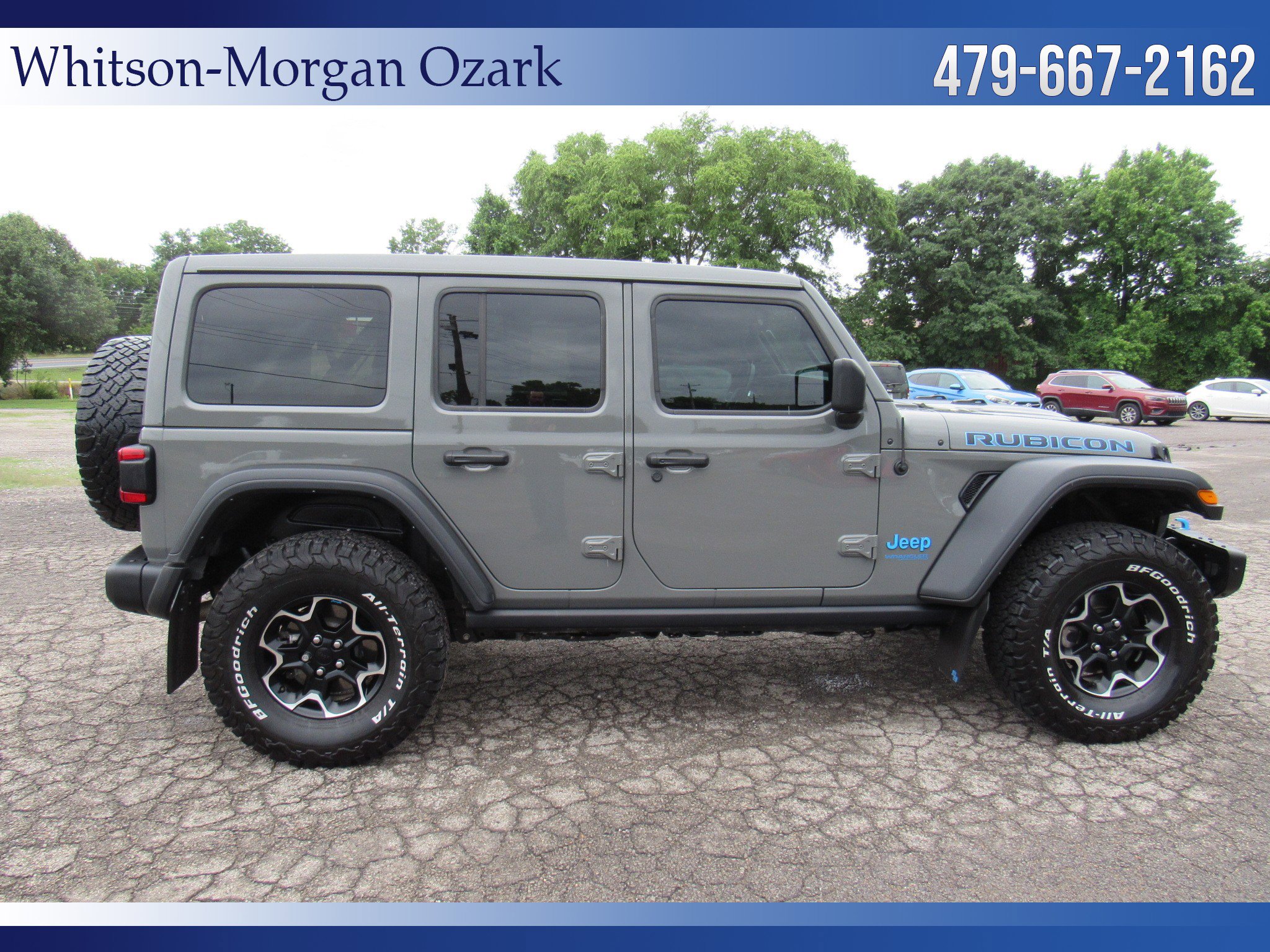 Used 2021 Jeep Wrangler Unlimited Rubicon 4xe w/ Steel Bumper Group AWD/4WD image 19