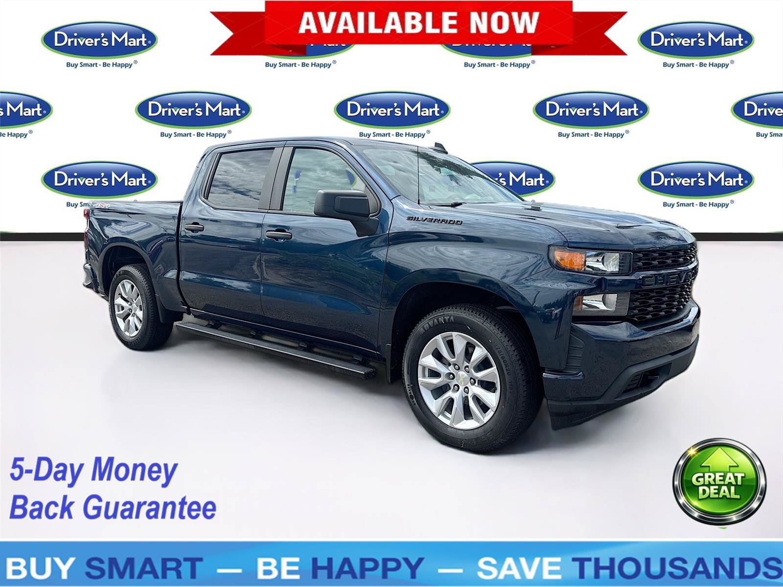 Used 2021 Chevrolet Silverado 1500 Custom w/ LPO, Dark Essentials Package AWD/4WD image 1