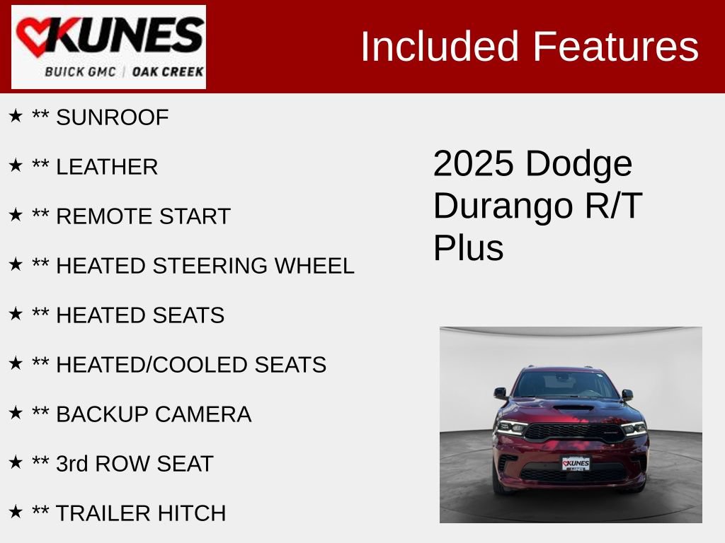 Used 2025 Dodge Durango R/T AWD/4WD image 2
