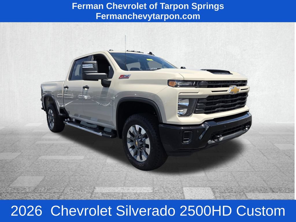 New 2026 Chevrolet Silverado 2500 Custom w/ Custom Value Package AWD/4WD image 1