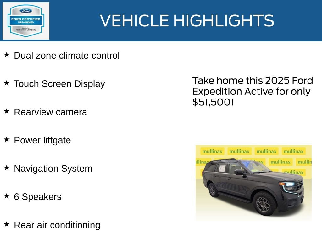 Certified 2025 Ford Expedition Active image 21