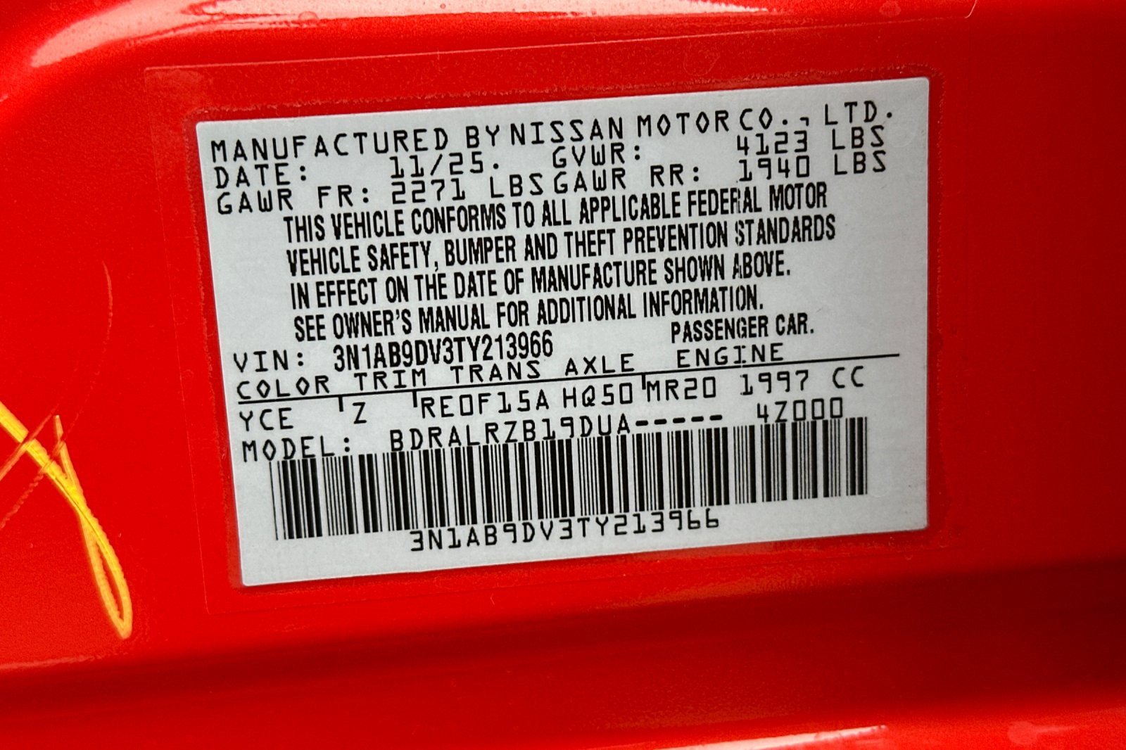 New 2026 Nissan Sentra SR w/ Floor Mat Package image 23