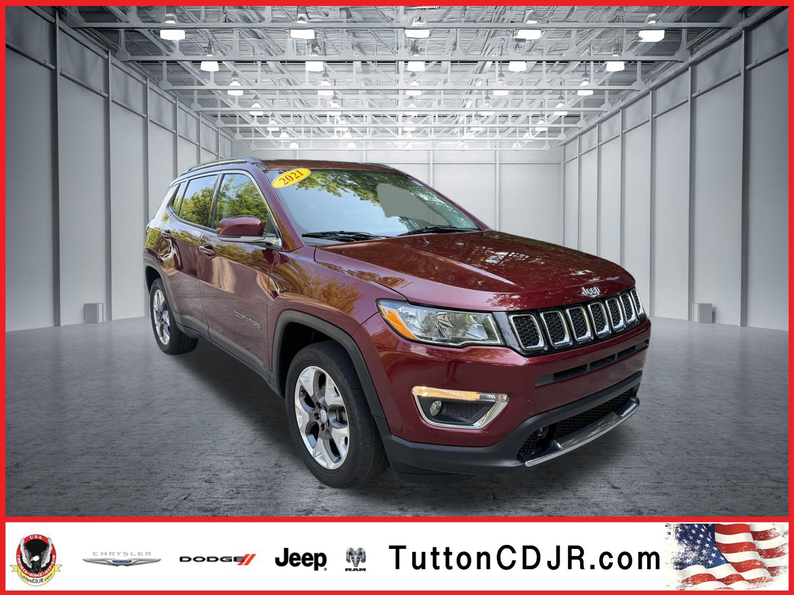 Used 2021 Jeep Compass Limited AWD/4WD image 1