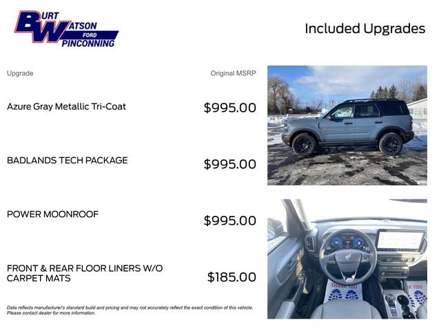 New 2025 Ford Bronco Sport Badlands w/ Badlands Tech Package image 4