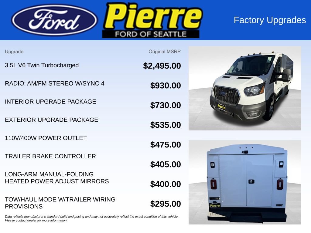 New 2024 Ford Transit 350 AWD w/ Interior Upgrade Package image 13