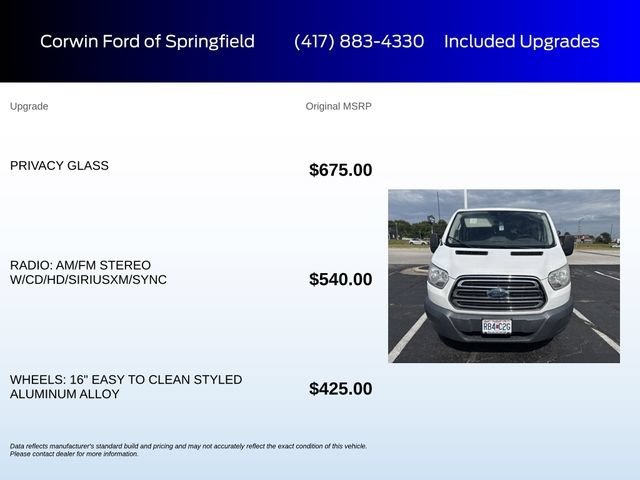 Used 2017 Ford Transit 350 XLT RWD image 6