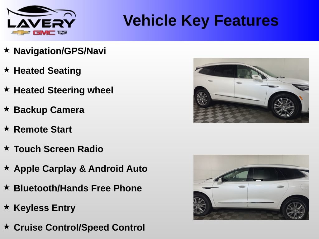 Used 2022 Buick Enclave Premium w/ Surround and Sites Package AWD/4WD image 2